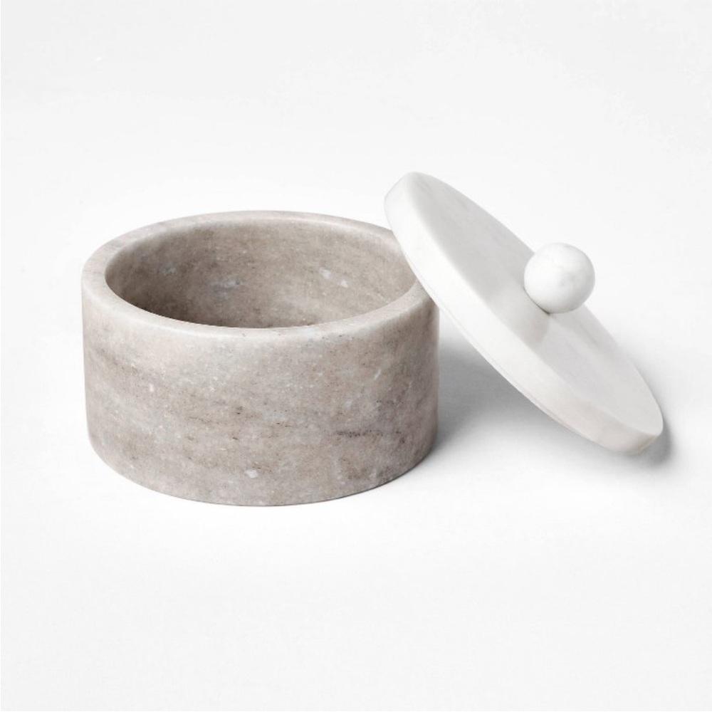 STUDIO MCGEE NEW round marble decorative box